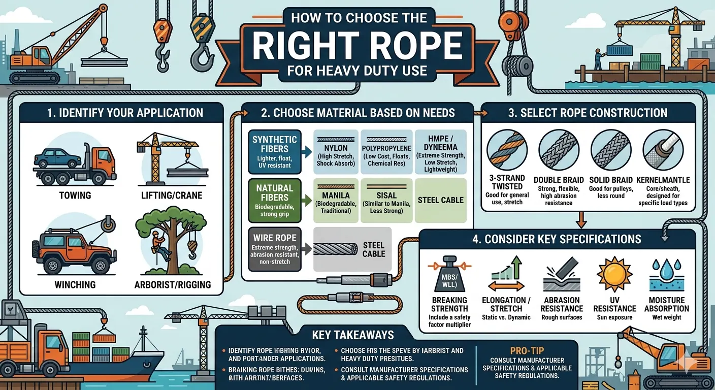 How To Choose The Right Rope For Heavy Duty Use
